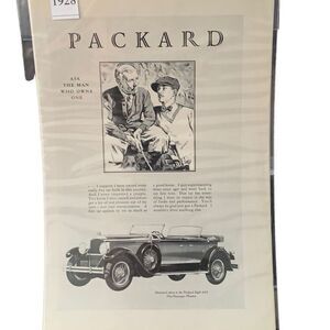 Vintage 1928 Packard Ask The Man Who Owns One Ad Advertisement
